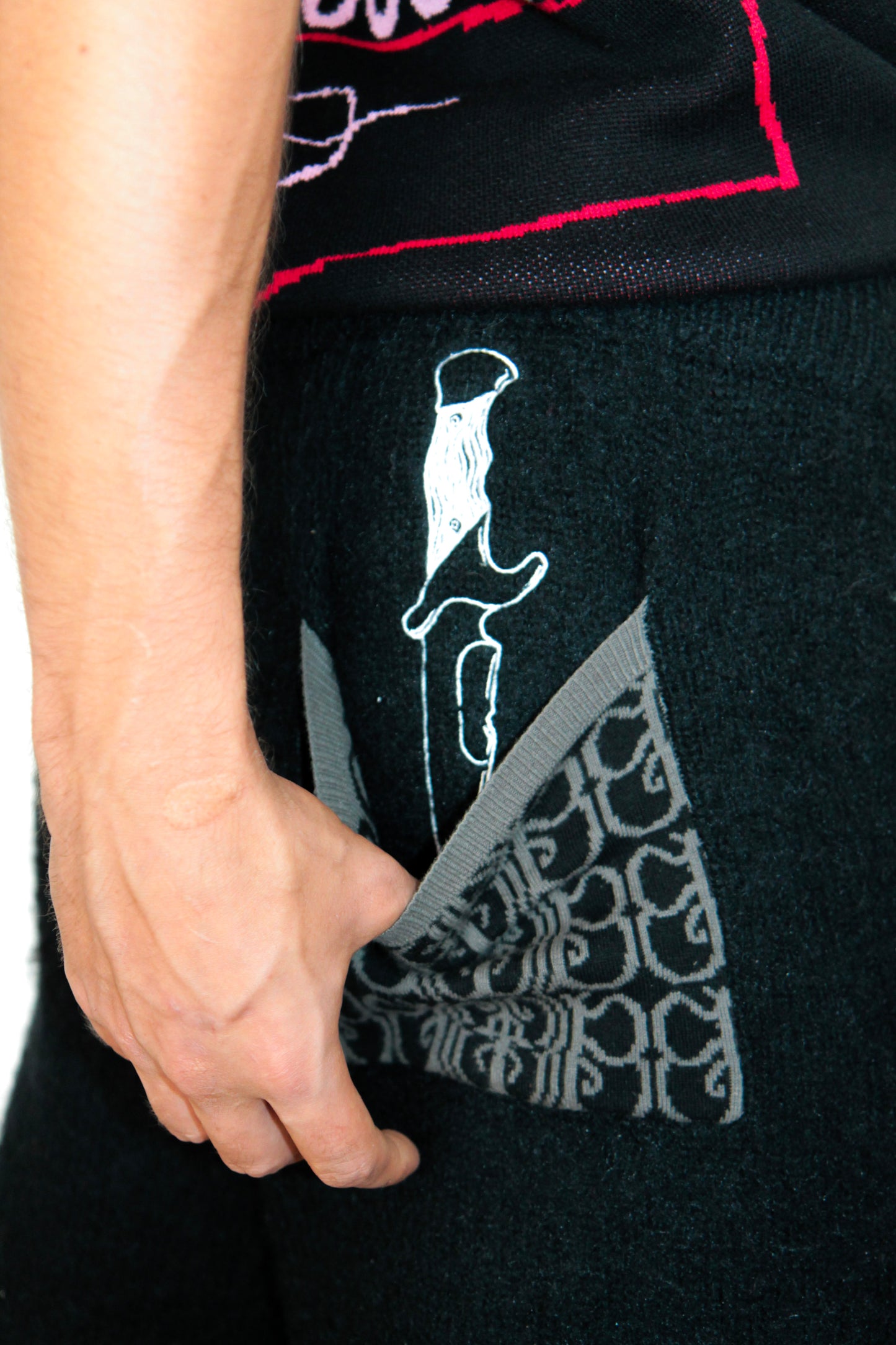 Short Mohair Noir. BRAKO Couture.