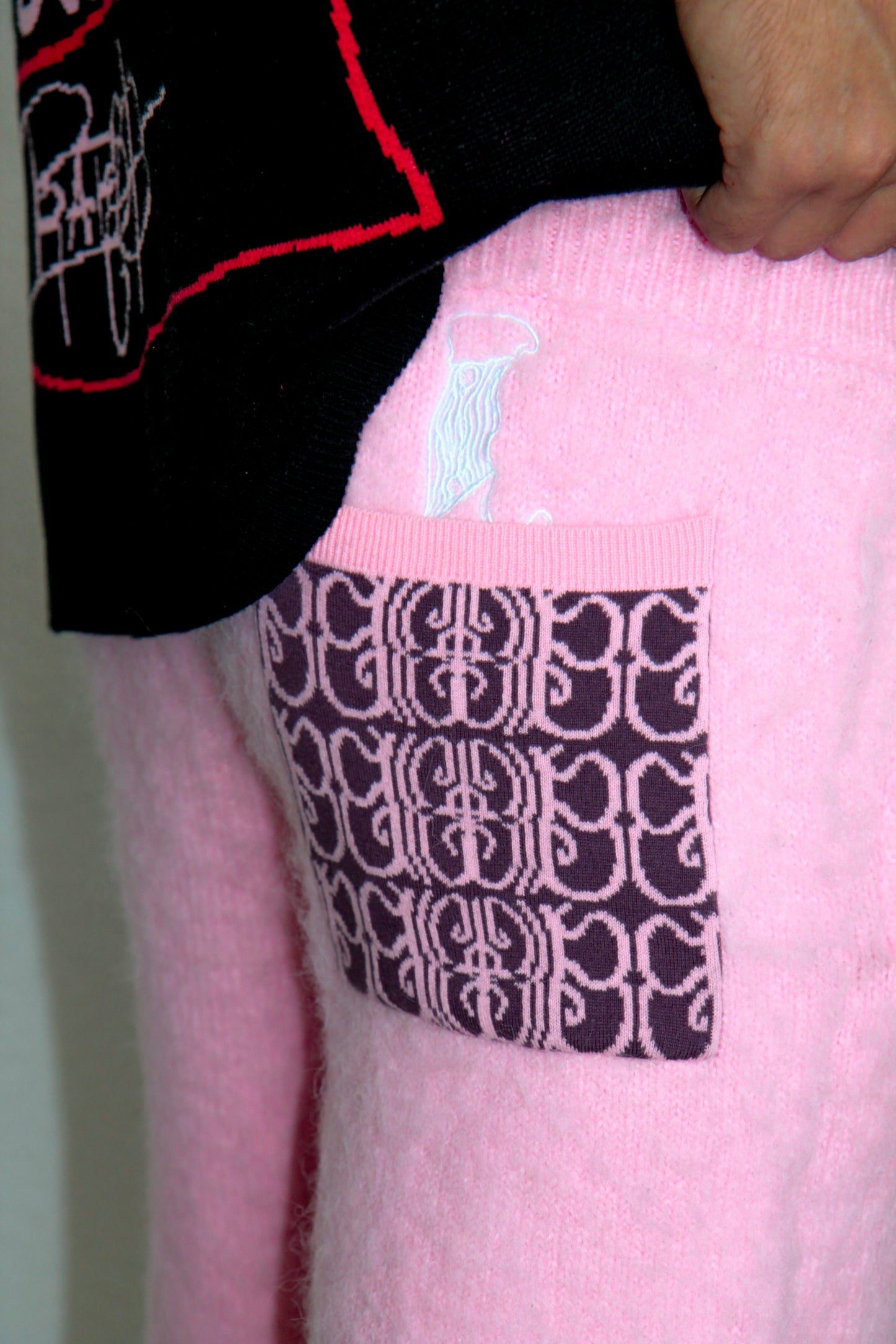 Short Mohair Rose. BRAKO Couture.